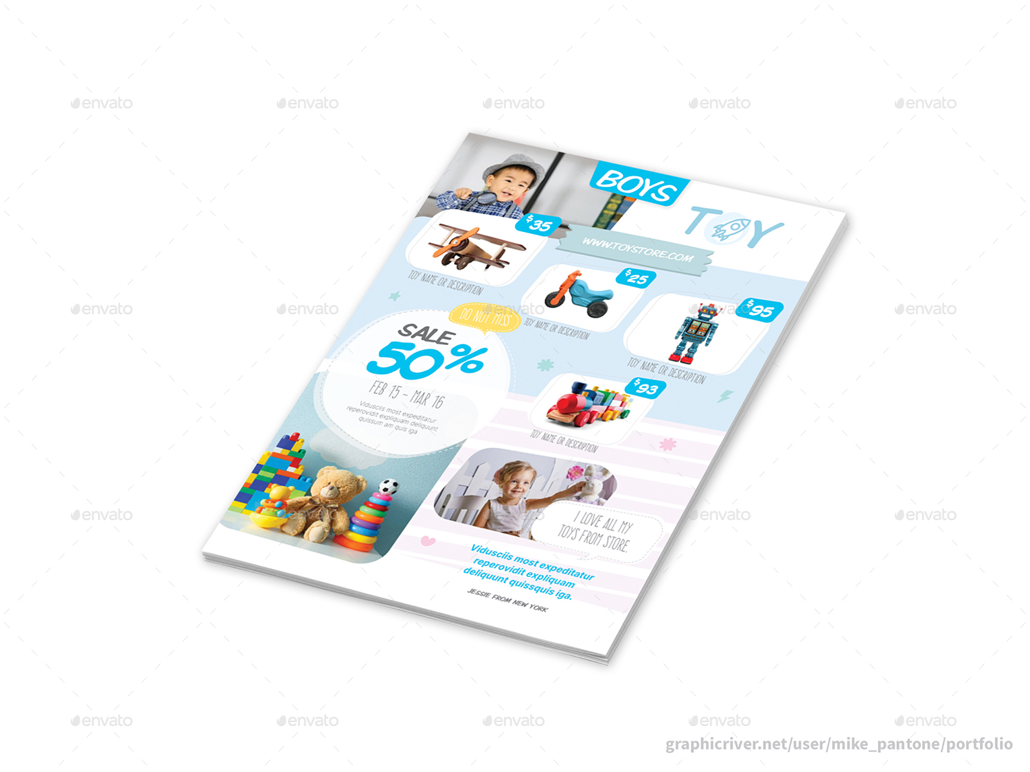 Toys Store Print Bundle 2, Print Templates GraphicRiver